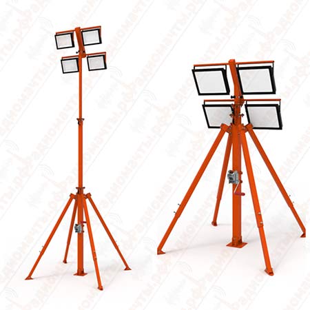 Передвижные мачты освещения для карьеров