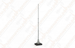 Фото Мачта без оттяжек нержавеющая